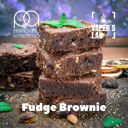 Фото, Відеоогляди на Ароматизатори для вейпа TPA "Fudge Brownie" (Шоколадний пиріг з карамеллю) 