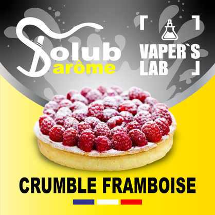 Фото, Відеоогляди на Ароматизатор для вейпа Solub Arome "Crumble Framboise" (Малиновий пиріг) 
