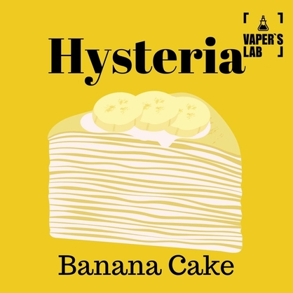 Фото, Видео на Жижи без никотина Hysteria Banana Cake 100 ml