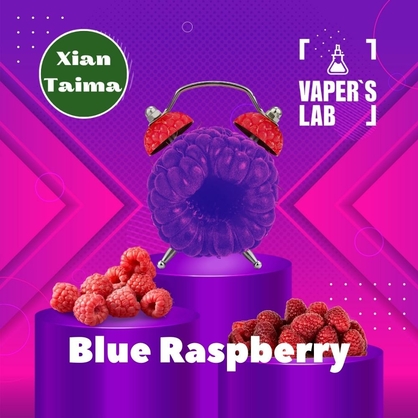 Фото, Видео, Ароматизаторы для жидкости вейпов Xi'an Taima "Blue raspberry" (Голубая малина) 