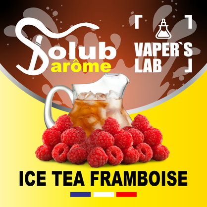 Фото, Видео, Ароматизаторы для самозамеса Solub Arome "Ice-T framboise" (Малиновый чай) 