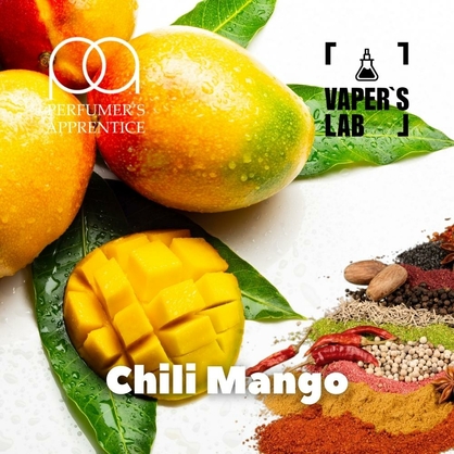 Фото, Відеоогляди на Ароматизатор для самозамісу TPA "Chili mango" (Манго зі спеціями) 