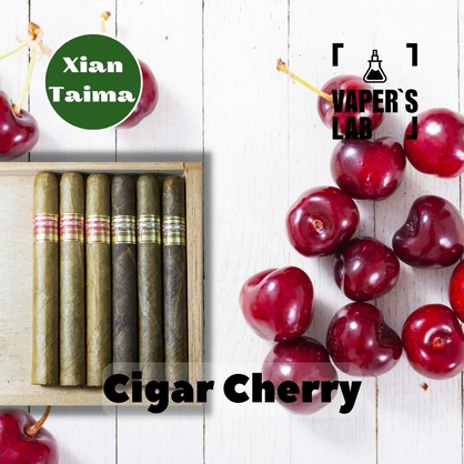 Фото, Видео, Аромки для вейпов Xi'an Taima "Cigar Cherry" (Сигара с вишней) 