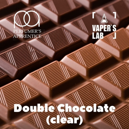 Фото, Видео, Натуральные ароматизаторы для вейпов TPA "Double Chocolate"(Clear) (Двойной шоколад) 