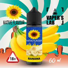Жидкости для вейпа Native Flavour Banana Банан 60 мл 60