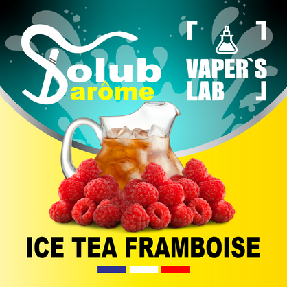 Фото, Видео, Ароматизаторы для самозамеса Solub Arome "Ice-T framboise" (Малиновый чай) 