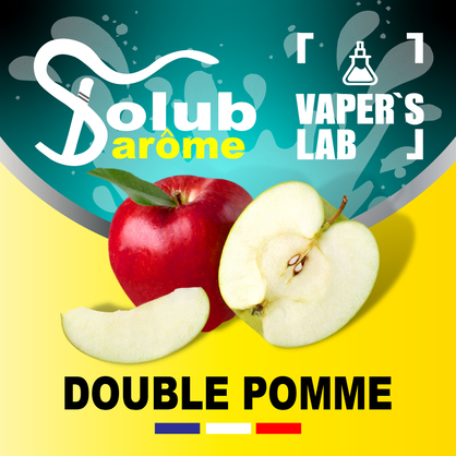 Фото, Видео, Ароматизаторы для жидкости вейпов Solub Arome "Double pomme" (Красное и зеленое яблоко) 