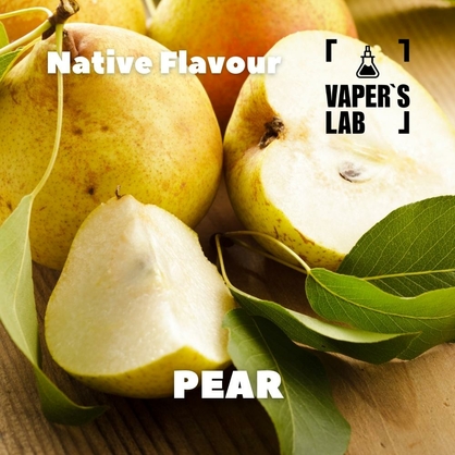 Фото, Відеоогляди на Натуральні ароматизатори для вейпів Native Flavour "Pear" 30мл 