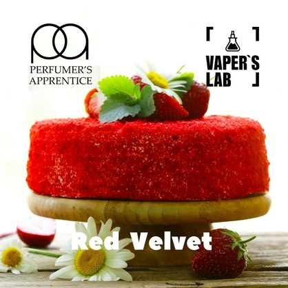 Фото, Видео, Премиум ароматизатор для электронных сигарет TPA "Red Velvet (DX)" (Торт красный бархат) 