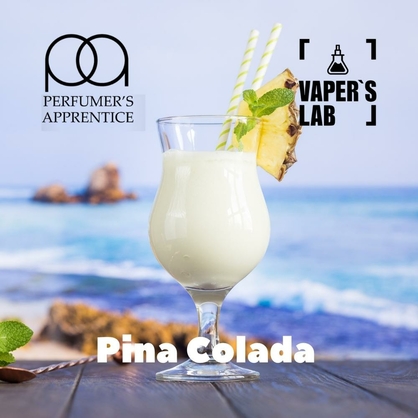 Фото, Видео, Ароматизатор для жижи TPA "Pina Colada" (Пина Колада) 