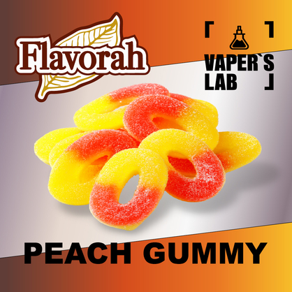 Фото на Ароматизатори Flavorah Peach Gummy Персикові желейки