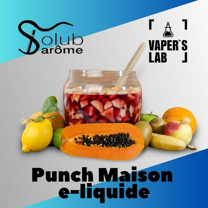 Фото, Відеоогляди на ароматизатор для самозамісу Solub Arome "Punch Maison e-liquide" (Екзотичний пунш) 