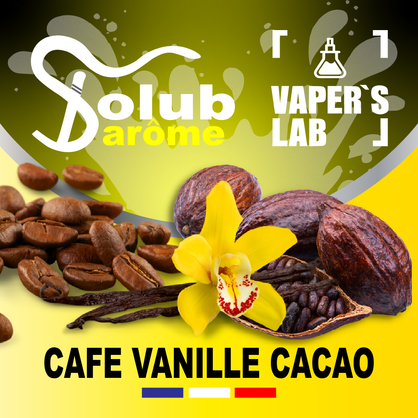 Фото, Видео, Ароматизаторы для вейпа Solub Arome "Café vanille cacao" (Кофе с ванилью и какао) 