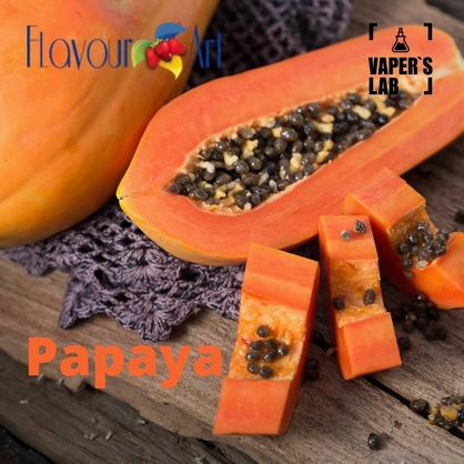 Фото на Аромку для вейпа FlavourArt Papaya Папайя