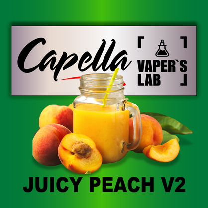 Фото на аромку Capella Juicy Peach v2 Сочный персик v2