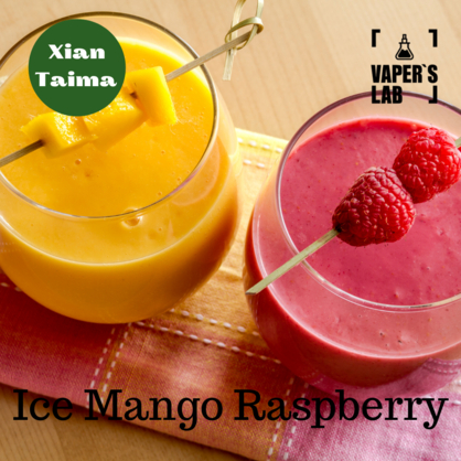 Фото, Відеоогляди на Ароматизатори для вейпа Xi'an Taima "Ice Mango Raspberry" (Холодний манго та малина) 