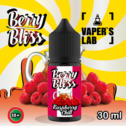 Фото сольова жижа top berry bliss raspberry chill 30 мл