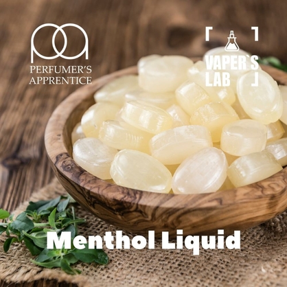 Фото, Видео, Ароматизаторы вкуса TPA "Menthol Liquid" (Ментол) 