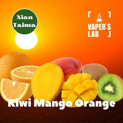 Фото, Відеоогляди на Аромки для вейпів Xi'an Taima "Kiwi Mango Orange" (Ківі манго апельсин) 