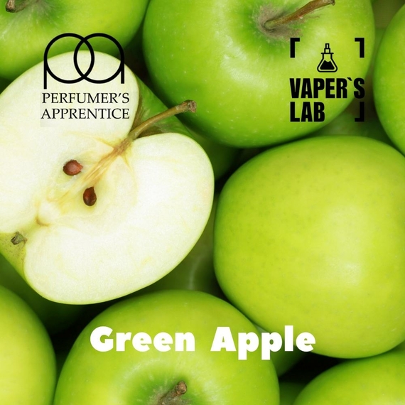 Відгуки на ароматизатор для самозамісу TPA "Green Apple" (Зелене яблуко) 