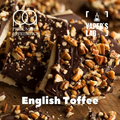 Фото, Відеоогляди на ароматизатор для самозамісу TPA "English Toffee" (Англійська іриска) 