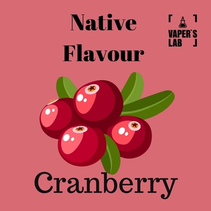 Фото, Видео на жижки Native Flavour cranberry 100 ml