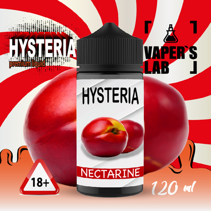 Фото заправки для вейпа hysteria nectarine 100 ml