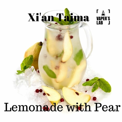 Фото, Видео, Арома для самозамеса Xi'an Taima "Lemonade with Pear" (Грушевый лимонад) 