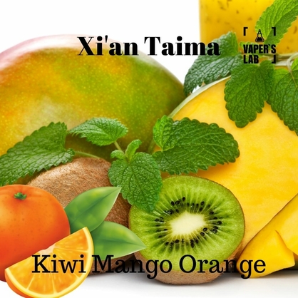 Фото, Відеоогляди на Аромки для вейпів Xi'an Taima "Kiwi Mango Orange" (Ківі манго апельсин) 