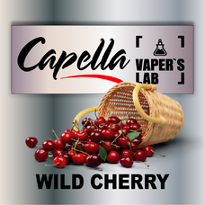 Аромка для вейпа Capella Flavors Wild Cherry with Stevia Дика Вишня