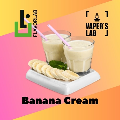 Фото на Ароматизатор для вейпа Flavor Lab Banana Cream 10 мл