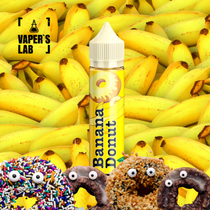 Фото, Відео на Рідини для вейпа Malasian MIX Banana donut 60ml