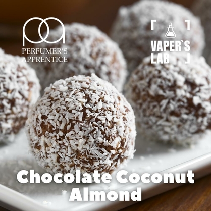 Фото, Видео, Премиум ароматизатор для электронных сигарет TPA "Chocolate Coconut Almond" (Шоколад кокос и миндаль) 