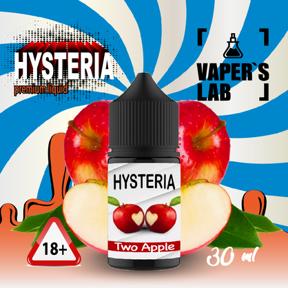 Фото, Видео на солевую жидкость для пода Hysteria Salt "Two Apple" 30 ml