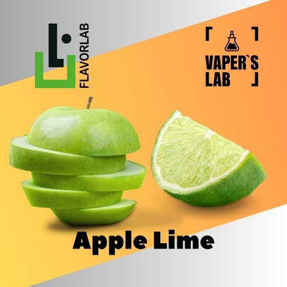 Фото на Ароматизатор для вейпа Flavor Lab Apple Lime 10 мл