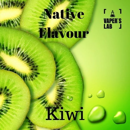 Фото, Видео на жидкость для вейпа Native Flavour Kiwi 100 ml