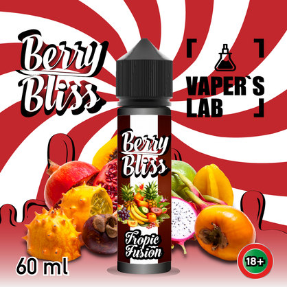 Фото жижі для вейпа berry bliss tropic fusion 60 мл (тропічні фрукти)