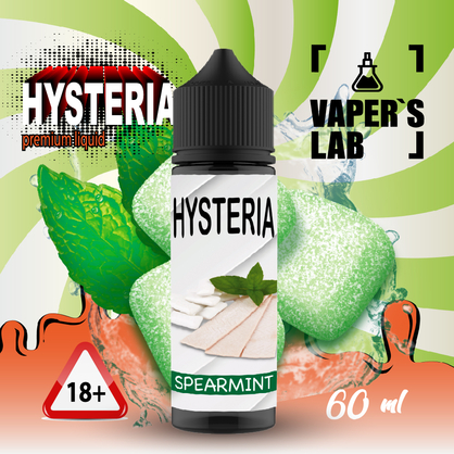 Фото заправка для вейпа hysteria spearmint 60 ml