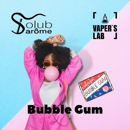 Фото, Видео, Ароматизатор для жижи Solub Arome "Bubble gum" (Жвачка) 