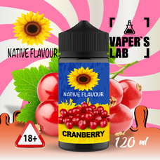 Заправка до вейпа Native Flavour cranberry 120 ml
