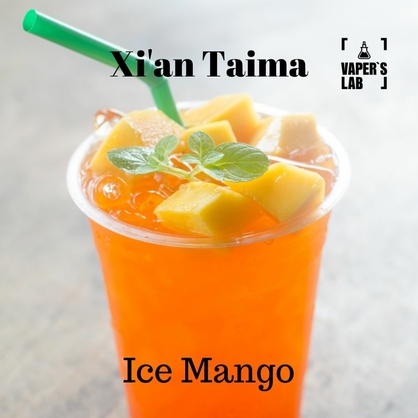 Фото, Відеоогляди на Найкращі ароматизатори для вейпа Xi'an Taima "Ice Mango" (Манго з холодком) 