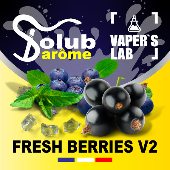 Отзывы на Лучшие вкусы для самозамеса Solub Arome "Fresh Berries v2" (Черника смородина мята ментол) 