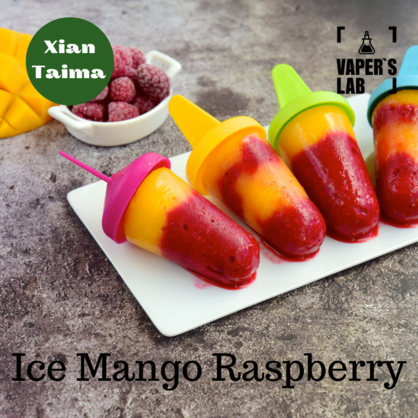 Фото, Відеоогляди на Ароматизатори для вейпа Xi'an Taima "Ice Mango Raspberry" (Холодний манго та малина) 