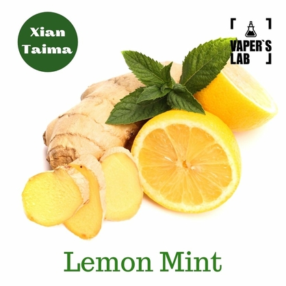 Фото, Видео, Натуральные ароматизаторы для вейпа  Xi'an Taima "Lemon Mint" (Лимон мята) 