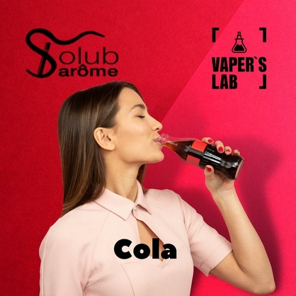 Фото, Видео, Натуральные ароматизаторы для вейпов Solub Arome "Cola" (Кола) 