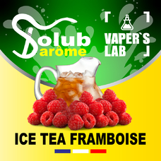 Ароматизатор для вейпа Solub Arome "Ice-T framboise" (Малиновий чай)
