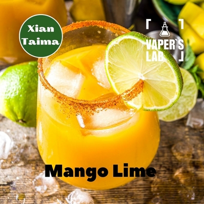 Фото, Видео, Ароматизаторы для вейпа Xi'an Taima "Mango Lime" (Манго лайм) 