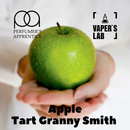 Фото, Видео, Премиум ароматизаторы для электронных сигарет TPA "Apple (Tart Granny Smith)" (Зеленое яблоко) 