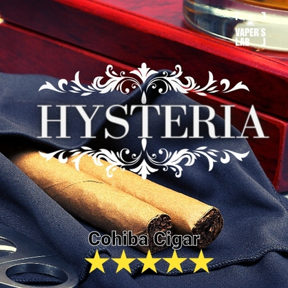 Фото, Видео на жидкость для вейпа Hysteria Cohiba Cigar 30 ml