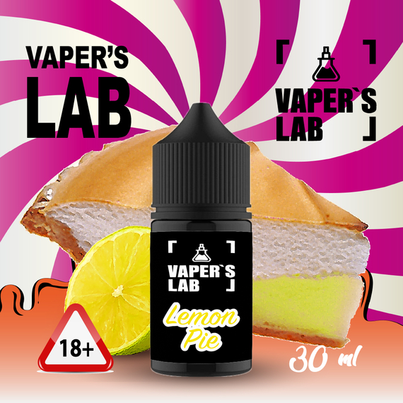 Відгуки Жижа для подів Vaper's LAB Salt "Lemon pie" 30 ml 